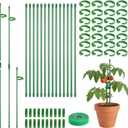 30 Pcs Plant Support Stakes Height Adjustable (17.7, Inches)