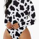 American Trends Women’s Shapewear Bodysuit Black Long Sleeve Turtleneck Bodysuit for Women Shapewear Bodysuit Jumpsuit M