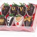 20 pcs 8x6x2 Inches Plastic Clear Boxes for Christmas, Valentine's, Mother's Day - Cookies, Chocolate Covered Strawberries, Cakesickles, Brownie Treats, Chocolate Truffles