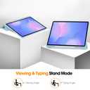 for Samsung Galaxy Tab S10 FE+ Plus Case 13.1'' 2025, Back Soft TPU Tablet Cover with Auto Sleep/Wake, Pen Holder, 13.1 inch (SkyBlue)