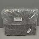 DEXI Bath Mats for Bathroom 16x24, Non Slip Washable Bathroom Rug, Thick Soft Chenille Absorbent Bathmat for Shower Floor, Fluffy Shaggy Carpet for Tub, Grey