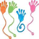 Tuko 20PCS Sticky Hands, Sticky Finger, Kids' Party Favor Sets, Fun Toys, Party Favors, Wacky Fun Stretchy Sticky Hands, Halloween Party Favors, Birthday Parties, Toys for Sensory Kids,20PCS