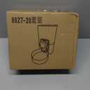 Automatic Cat Feeder and Water Dispenser, ShineMe 35oz Auto Gravity Feeder Hanging Food and Water Bowls for Small Pets, Cats, Kitten, Dogs, Rabbits, Ferrets (Blue)