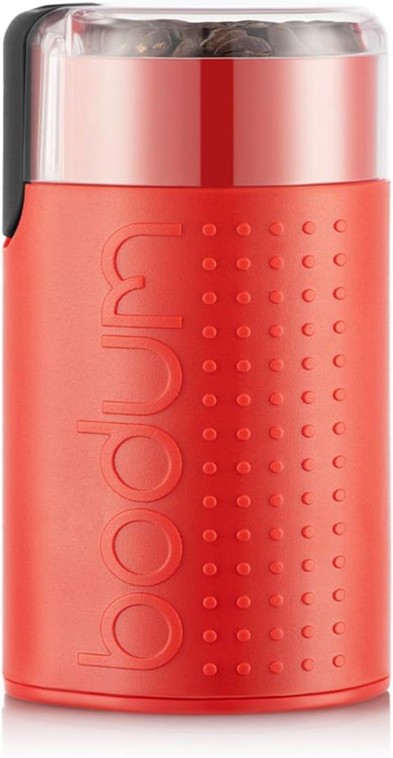 Bodum Bistro Electric Blade Coffee Grinder, Red (2.1 oz (Pack of 1))