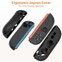 Travel Carrying Case for Nintendo Switch 2, Switch 2 Accessories with Console Protection Bundle, 2x Tempered Glass Screen Protectors, 2x Joy-Con Controller Cases, 6x Anti-Slip Thumb Grip Caps, All-in-One Travel Kit