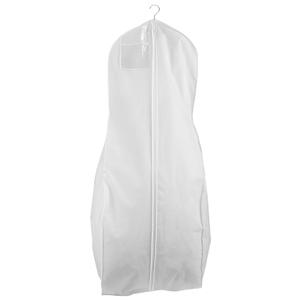 Tuva Breathable Wedding Gown Garment Bag, White, 72" Long with 10" Gusset Expansion