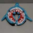 BENCMATE Inflatable Dog Cone Collar Alternative, Soft Dog Cone for Small Medium Large Dogs and Cats, Neck Recovery ECollar Donut Collar After Surgery (Medium, Shark)