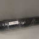 OLANLY Half Circle Door Mat Indoor Outdoor Entrance Welcome, Waterproof All-Season, All-Weather Doormat, Sturdy Natural Rubber, Low Profile, Easy Clean Patio Porch Entryway Mat, 59x23, Black