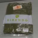 KIRUNDO Hoodies For Women 2026 Fall Fashion Hooded Oversized Sweatshirt Long Sleeve Fleece Pullover Trendy Winter Clothes, XL (Army Green)