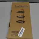 Moforoco Silver Soap Dish Holder for Shower Wall, No Drilling, 3-Tier 304 Rustproof Stainless Steel, Soap Bar Holder with 4 Hooks, Shampoo Bar Holder for Shower Caddy for Bathroom