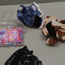 Reusable Dog Diapers Female Washable, Premium Doggie Diaper for Dogs, Pack of 3, Highly Absorbent Small Dog Diaper for Heat, Incontinence and Puppy Training(Web/Milk/Jeans, Small)