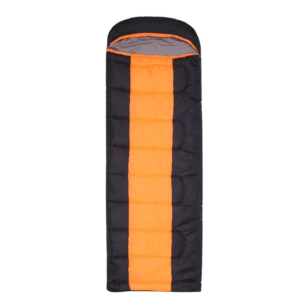 Sleeping Bags for Adults, Heated Sleeping Bag, Camping Sleeping Bags for Adults&Kids, 3 Adjustable Temperature, Waterproof USB Rechargeable Heating Pads 7'L（Orange）