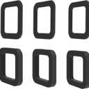 6 Pack - Multiple Size Combination 2.5 Inch Hitch Receiver Silencer Pad Effectively Reduce The Noise Disturbance- Compatible with Most 2.5 Inch Trailer Hitch Receiver