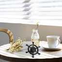 2PCS Unique Cabinet Handles, Funky Drawer Knobs Gold Knobs for Cabinets and Drawers Brushed Gold Drawer Knobs (Gold)