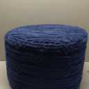 Asuprui Pouf Ottoman Foot Rest – Plush Round Allinone Foam Stool for Cozy Lounging, Floor Pouf & Chic Decor (Navy Blue)