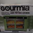 Gourmia Toaster Oven - 9-Slice Capacity, Digital Display, Green
French Door Design Air Fryer Combo, 12 Cooking Presets, Adjustable Time & Temperature, FryForce 360°, Dishwasher-Safe Trays