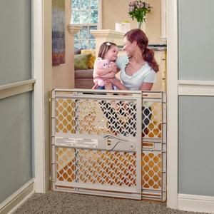 Toddleroo by North States - Supergate Ergo Baby Gate: Plastic Baby Gate for Stairs & Doorways - Adjustable Indoor Safety Gate - Made in USA - 26 to 42 Inches Wide - 26 Inches Tall - Sand Toddleroo by North States - Supergate Ergo Baby Gate: Plastic Baby Gate for Stairs & Doorways - Adjustable Indoor Safety Gate - Made in USA - 26 to 42 Inches Wide - 26 Inches Tall - Sand