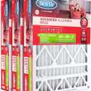 BestAir 20x25x5 MERV 11 AC Furnace Air Filter (3-Pack), Fits Trion Air Bear, Supreme, Skuttle, GeneralAire, Source1, Ultravation & Braeburn Models, Made in USA, Actual Size 19.75" x 24.25" x 4.88"