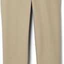 French Toast Boys' Relaxed Fit Twill Pant with Adjustable Waist in Standard Slim and Husky (14, Khaki Beige)