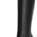 Modatope Platform Knee High Boots for Women Chunky Heel Rounded Toe Womens Knee High Boots Side Zipper Tall Boots (9.5)