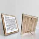 Christian Wood Decor, Motivational Wood Signs for Home Office Decor, Male Office Decoration, Adult Man Room Decoration, Wooden Plaques Box Signs 9.8* 9.8, Christian Gift for Him, The Man in the Arena Sign