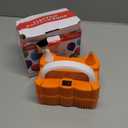 LANGXUN Portable High Power Electric Balloon Pump, Two Nozzle 110V 600W Air Blower Electric Ballon Inflator Pump for Party Latex Balloon Decoration Supplies (Orange)