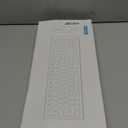 Wireless Keyboard and Mouse Combo, Full-Sized Wireless Keyboard and Adjustable DPI Mouse, 2.4GHz USB Receiver, Silent Keyboard and Mouse for PC, Windows, MAC, Desktop, Laptop (Avocado Green)