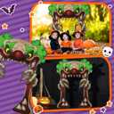 70" H Halloween Evil Clown Archway Cardboard Cutout Stand up Scary Decorations Clown Open Mouth Arch with Claws Life Size Photo Props for Halloween Circus Backdrop Party Supplies