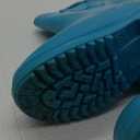 EUXTERPA Boys Girls Waterproof Rain Boots Kids Toddler Solid Color Boots with Easy On Handles