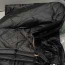 Car Garage Door Insulation Kit Fits 8x7FT, Magnetic Thermal Insulated Door Curtains for Winter with Clear Window, Garage Door Cover Blanket Panels Screen for 1 Car Garages (Black)