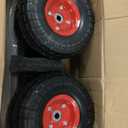 waltyotur All Terrain Solid Tire Wheel kit Replacement for Generator EU3000is