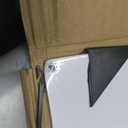 uxcell Door Kick Plate, 10 x 34 Inches Anodized Aluminum Kick Plate Door Plate, 1.5mm (1/16 Inch) Thickness, for Exterior Front Door or Back Door, White (Single Pack)