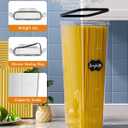 Airtight Food Storage Containers with Lids, 24 PCS Kitchen and Pantry Organization Canisters, BPA-Free, PVC-Free, Food-grade Plastic Leak-proof Jars for Cereal, Flour, Sugar, Extra 24 Labels & Marker, Multiple Sizes