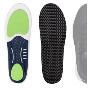 Linkidea 2 Pairs Arch Support Shoe Insoles Compatible with Under Armour Assert 9, 10, TR 3, Replacement Shoe Inserts, Shock Absorption Cushion (Men 4.5-5/Women 6-6.5)