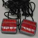Magnetic Trailer Light Kit for Towing, 24ft Cable With 7-Pin Plug, IP68 Waterproof, DOT Certified