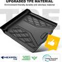 TTX LIGHTING Cargo Mat Fit for 2019-2026 BMW 3 Series Sedan (Trunk Without Spare Tire Compartment) - All Weather TPE Trunk Mat for BMW 320i 330i M340i 330e 318i G20 M3 Competition G80
