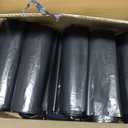 Plasticplace 55-60 Gallon Trash Bags, Heavy Duty, Black Garbage Can Liners, Puncture-Resistant Star Seal, 38" x 58", 100 Count for Warehouse, Kitchen, and Outdoor Use 1.5 Mil