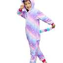 Unicorn Onesie for Animal Pajamas Cosplay Halloween Unisex Costume 130