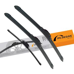 3 Wiper Blades for Hyundai Veloster 2012-2017, OE Genuine Replacement (26/18 Front Wiper + 9 Rear Wiper)