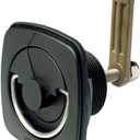Perko 1082DP3BLK Flush Mount Latch - 1-1/16" to 2-9/16" Cam, Black