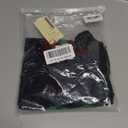 Roshop St Patricks Day Shirt Women Petal Sleeve V Neck Lucky Clover Irish Shamrock Shirts (Large, Black Kelly Green Three)