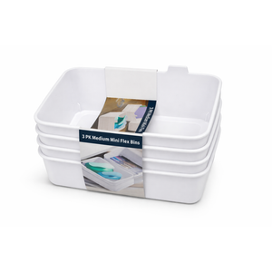 3 Pieces Medium Mini Flex Bins