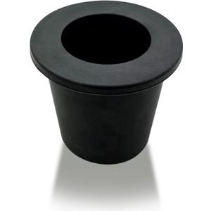 Patio Table Umbrella Hole Ring Plug - Umbrella Cone Wedge Holder 1 Pack - Suitable for 1.5in(38mm) Outdoor Garden Yard Beach Umbrellas for Picnic Table Hole Insert Base Stand Parts Accessories (Black)