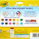 Crayola Broad Line Markers (12 Count), Washable Markers for Kids, Assorted Colors, Arts & Crafts Supplies, For Coloring Books & Art Projects, Ages 3+