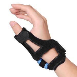 Velpeau Breathable Thumb Brace for Arthritis Pain and Support, Ideal for De Quervain's Tenosynovitis, Tendonitis, Sprained, Osteoarthritis, Trigger Thumb Spica Splint Stabilizer Right or Left Hands(S) (Black)