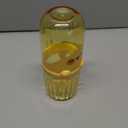 Cute Portable Toothbrush Holder Plastic Toothbrush Travel Case for Kids with Detachable Handle Multifuction Toothbrushes Toothpaste Storage Box Set for Camping Travel or Daily Use (Yellow)