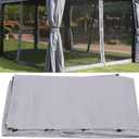 Fabater Canopy Sidewalls, UV50+ Shade Fabric Sunshade Cloth Privacy Screen, Replacement Instant Canopy Tent Sidewalls Water Proof for Patio Garden Pergola, No Frame or Top, 1 Pack (3 * 3 Meter)