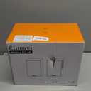 Powered Bookshelf Speakers, 40W X 2 Record Player Speakers with 4 Inch Woofer and a 1" Silk Dome Tweeter, BT5.3/RCA/USB-C Audio Input for PC and TVs, Brown (Yellow)