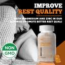Calcium Magnesium Zinc Gummies with Vitamin D3 & K2 - High Potency Enhanced Absorption -60 Orange Gummies Flavored