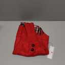 KYEESE Dog Sweater Soft Pullover Dog Sweaters for Small Dogs Girl Warm Turtleneck Small Dogs Sweater with Gingham Patchwork Stretchy Knitwear Cat Clothes Comfy Pet Coat for Fall Winter Cold Weather (M, Red)